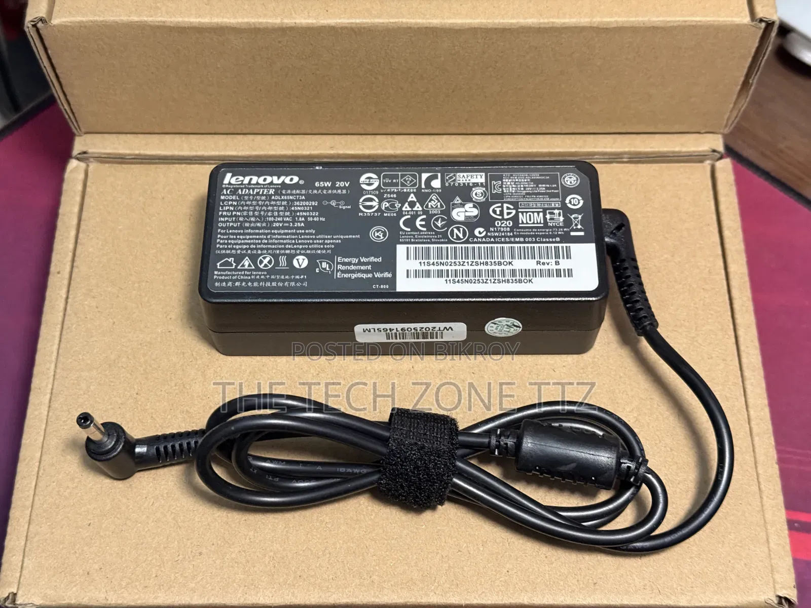 Lenovo 65w Laptop Adapter, Charger for Lenovo Ideapad All Models