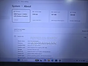 Laptop Xiaomi RedmiBook 13 8GB AMD Ryzen 5 SSD 256GB