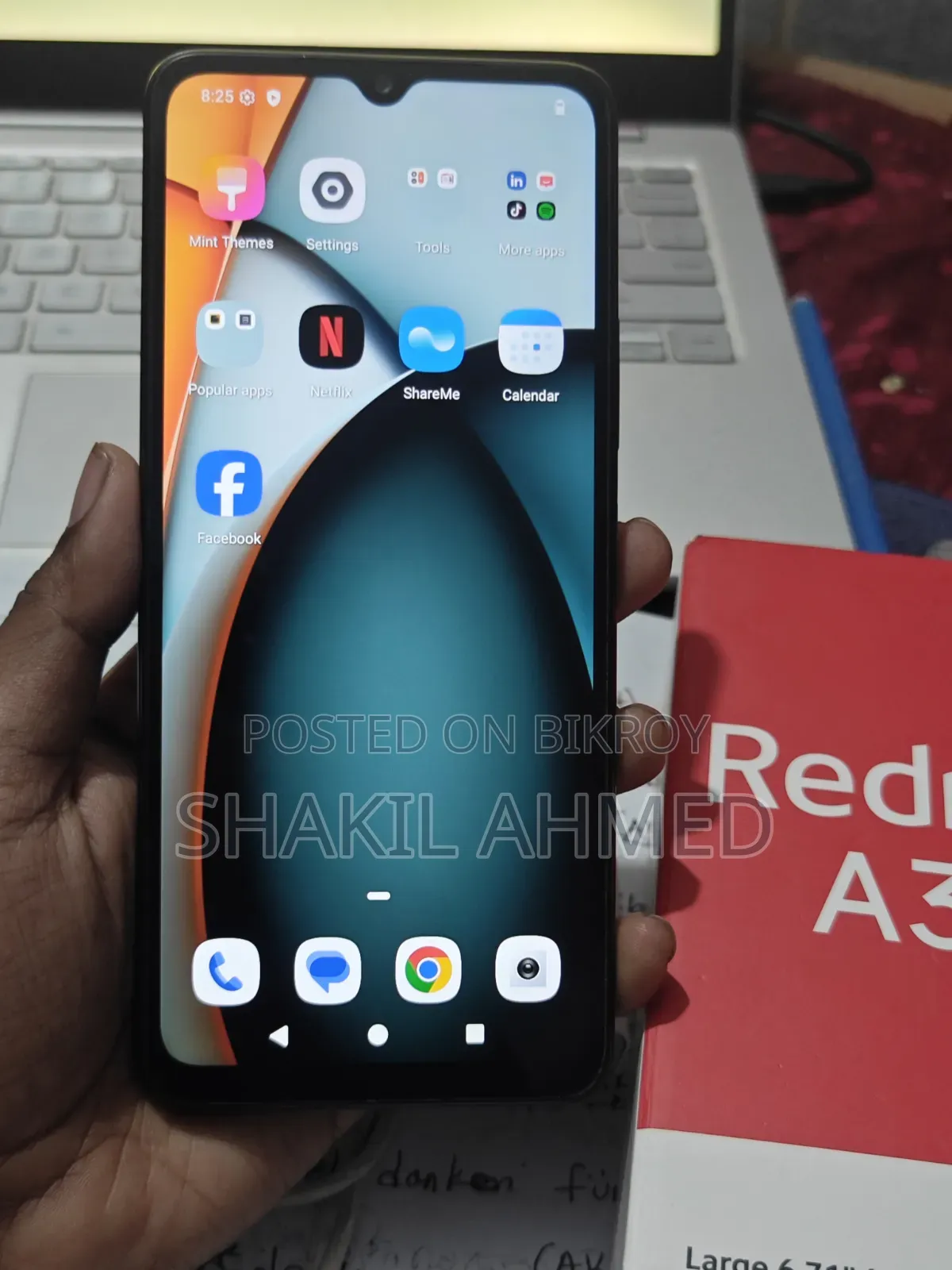 Xiaomi Redmi A3 ১২৮ জিবি কালো