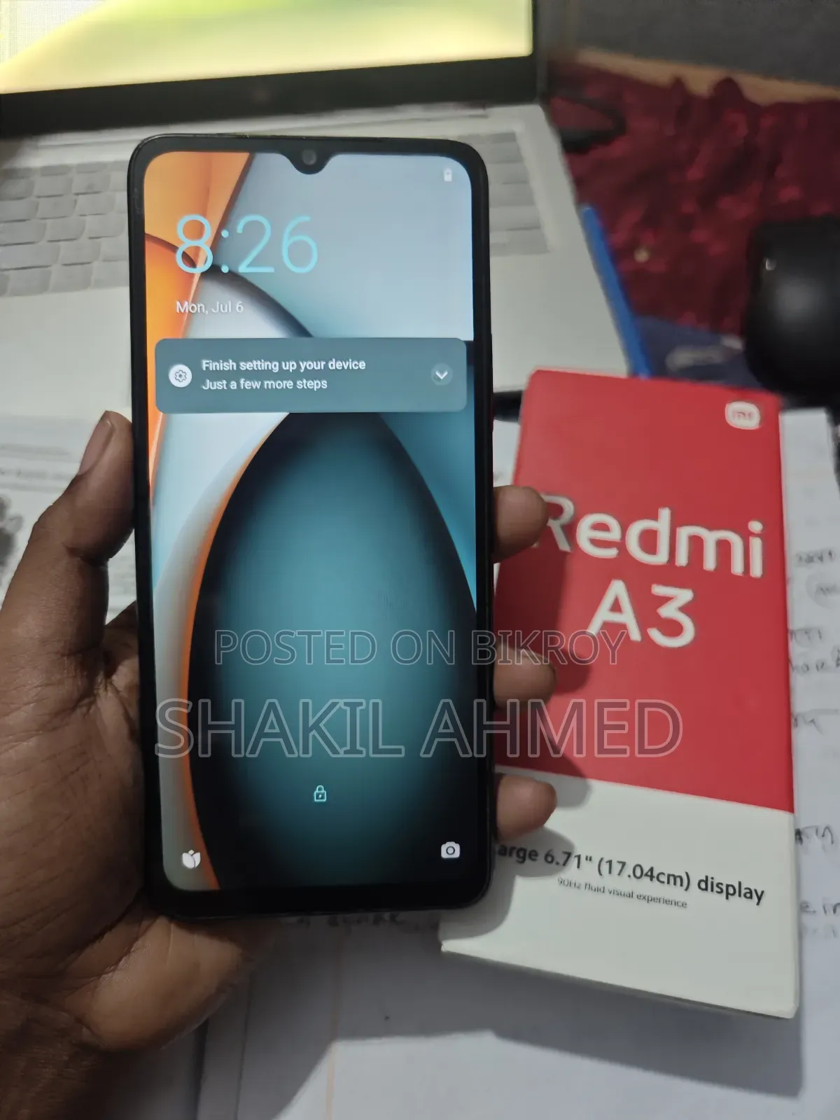 Xiaomi Redmi A3 ১২৮ জিবি কালো