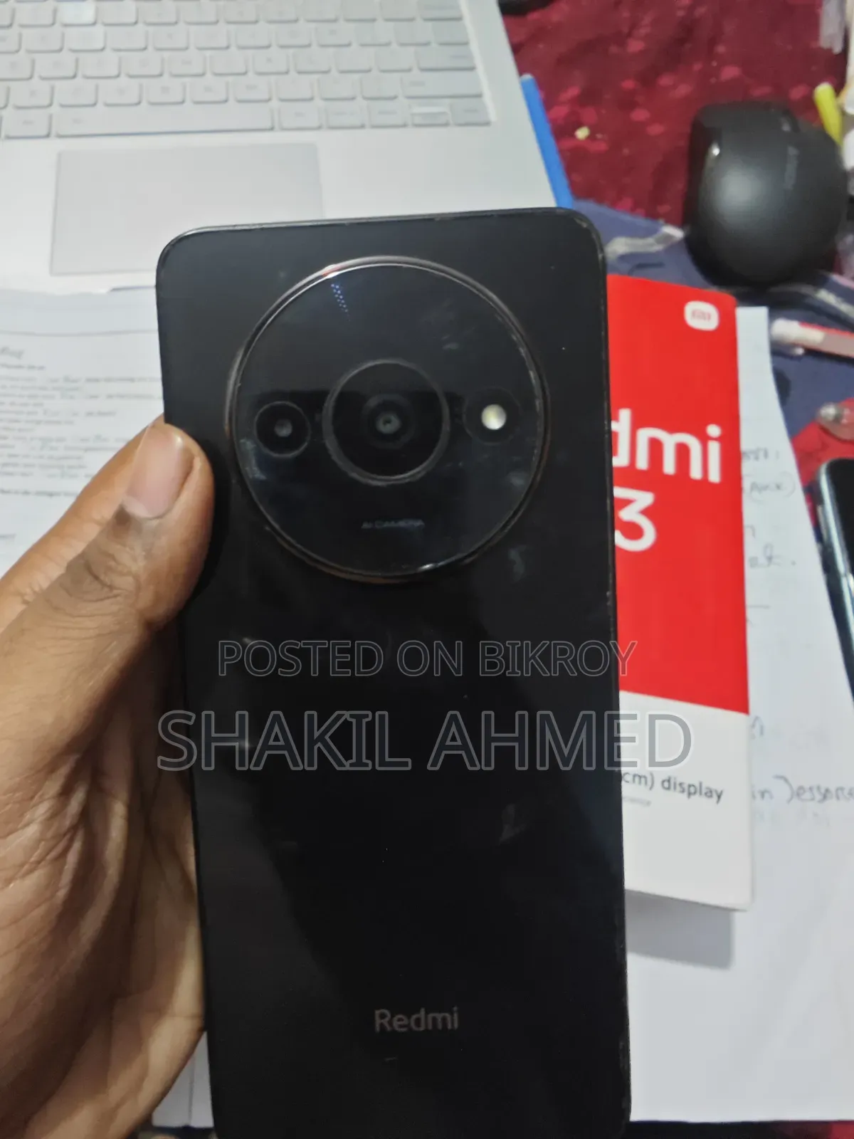 Xiaomi Redmi A3 ১২৮ জিবি কালো