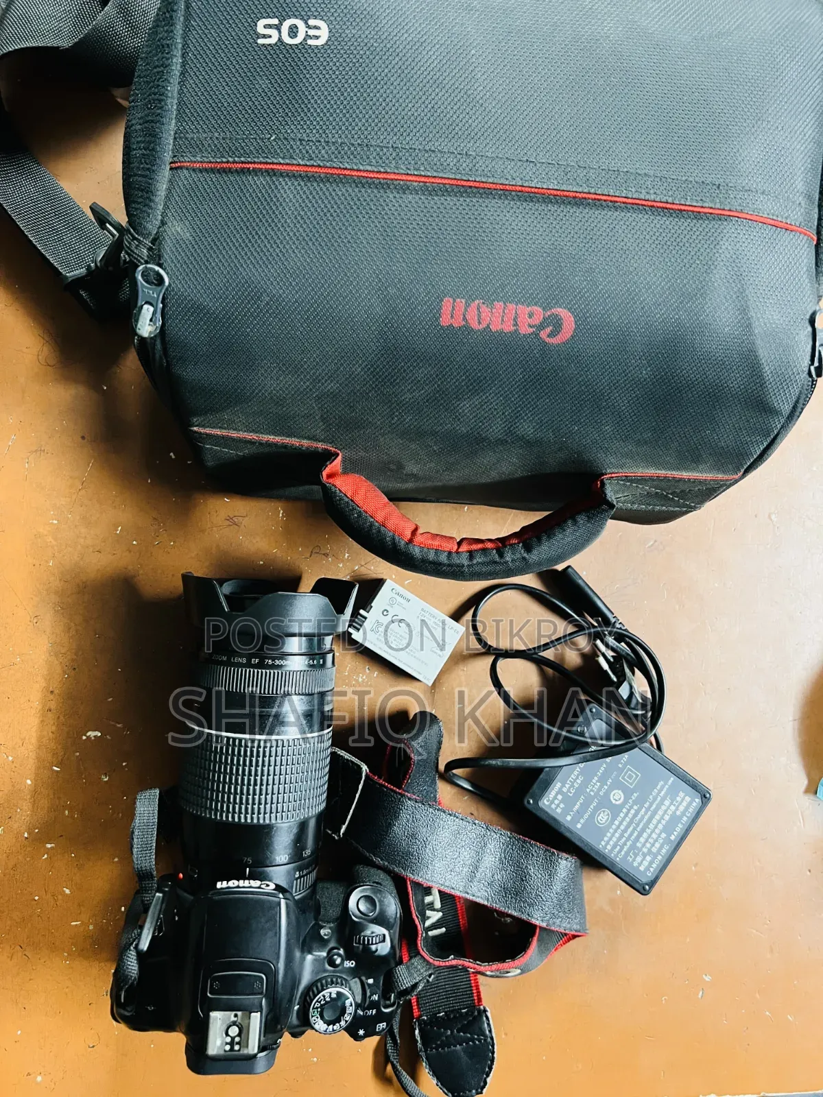 Canon Eos 700d Camera With Zoom Lens 75-300mm
