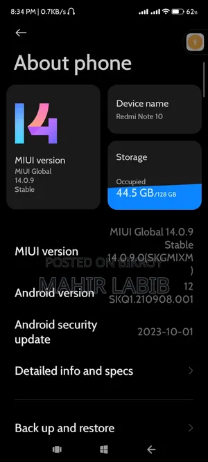 Xiaomi Mi Note 10 128 GB Gray
