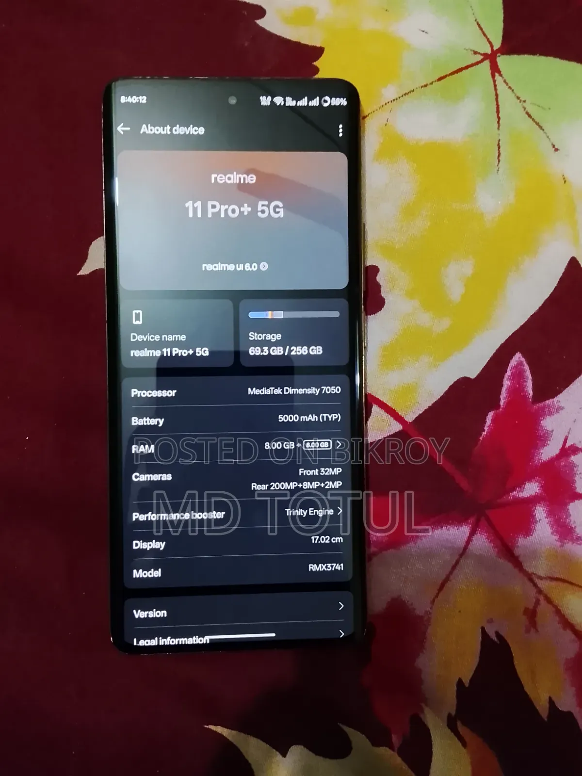 Realme 11 Pro+ 256 GB White