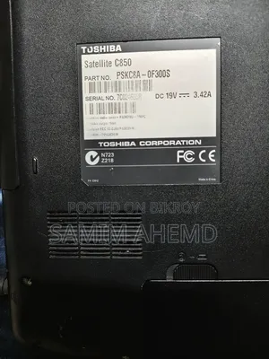 Laptop Toshiba Satellite C850 4GB Intel Core I5 SSD 128GB
