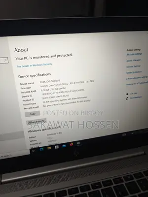 Laptop HP EliteBook 840 G6 8GB Intel Core i5 SSD 256GB