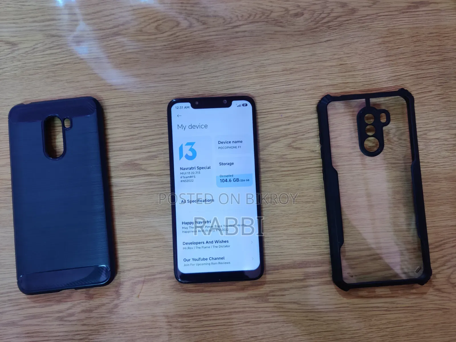Xiaomi Pocophone F1 256 GB Gray