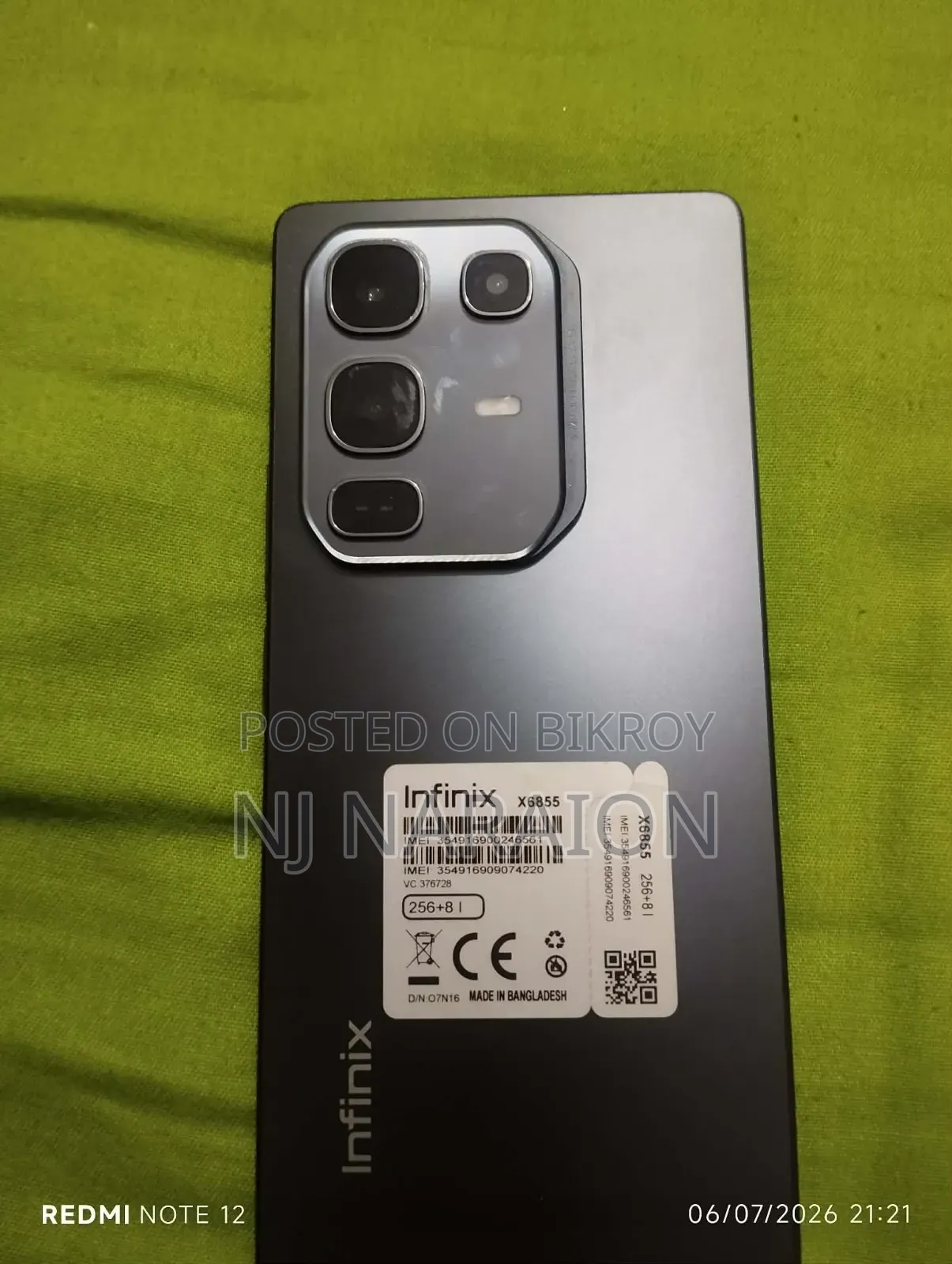 Infinix Note 50 Pro 256 GB Black