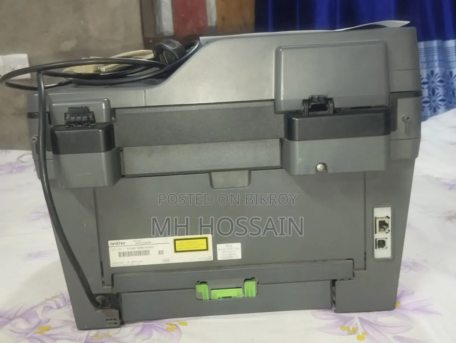 Brothers Printer 
Model: DCP-L2540dw
Printer Type: Black & White