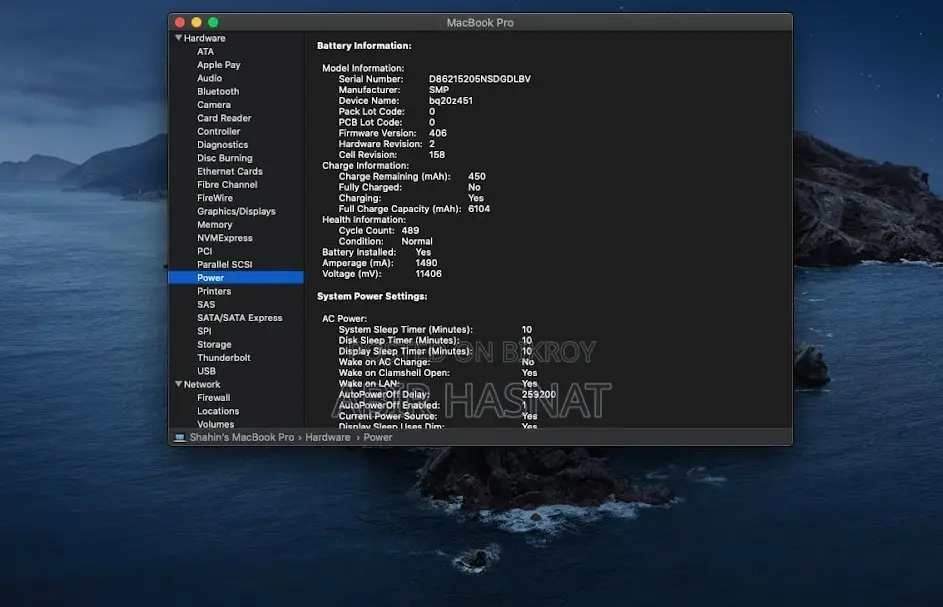 Laptop Apple MacBook Pro 2012 8GB Intel Core I7 SSD 500GB