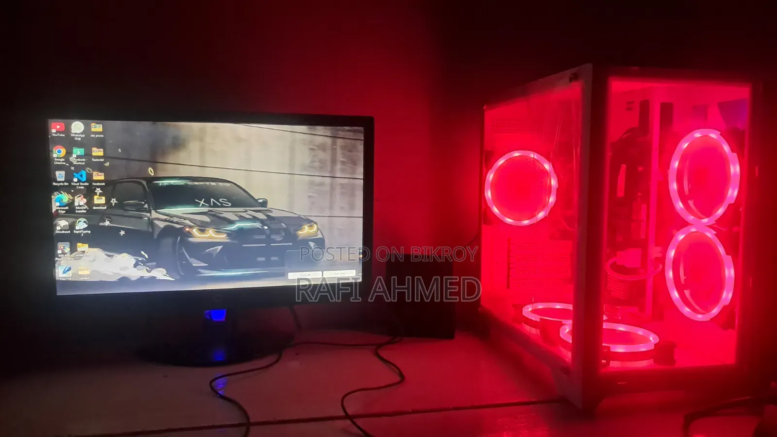 নতুন ডেস্কটপ কম্পিউটার MSI ৮জিবি AMD Ryzen ৫ হার্ড ড্রাইভ ১ টেরাবাইট (HDD+SSD)