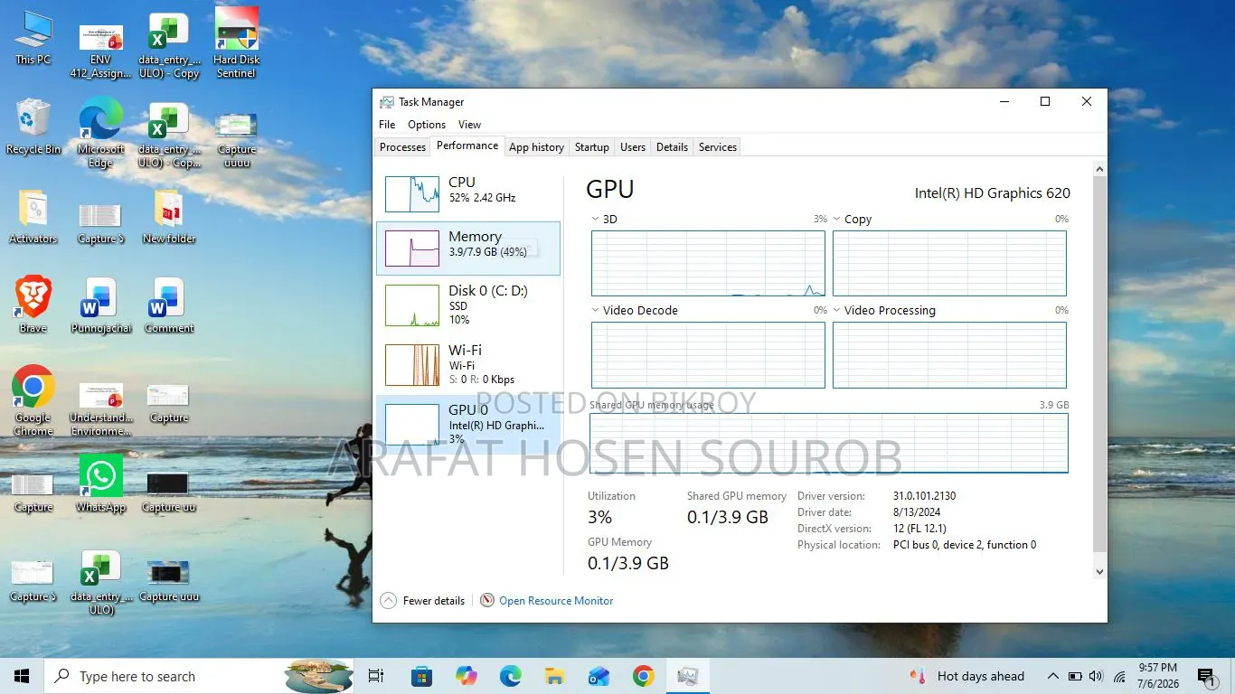 Laptop Dell Latitude 5480 8GB Intel Core I5 SSD 256GB