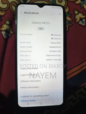 Samsung Galaxy M02s 64 GB Black