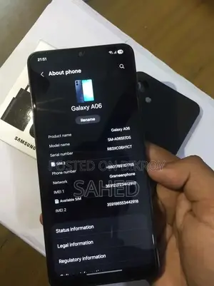 New Samsung Galaxy A06 64 GB Black