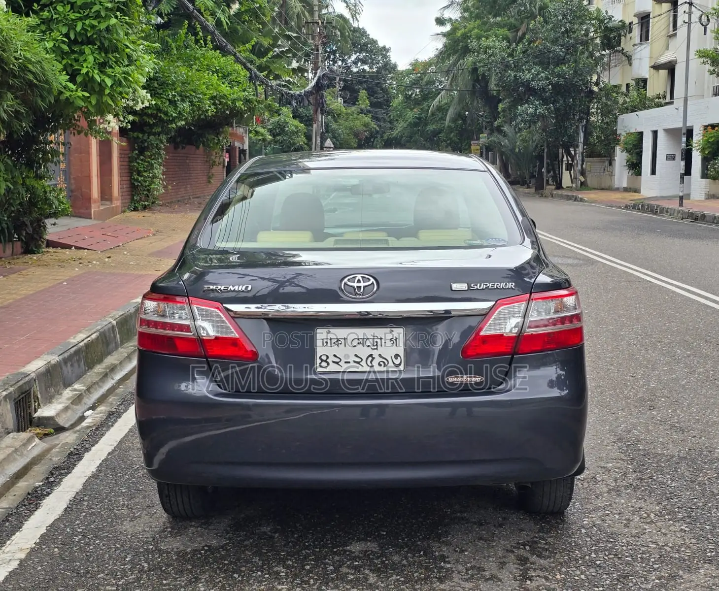 Toyota Premio 1.5 Front Wheel Drive 2015 Gray