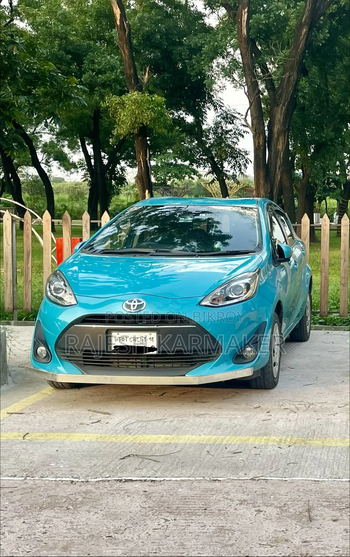 Toyota Aqua 2017 নীল