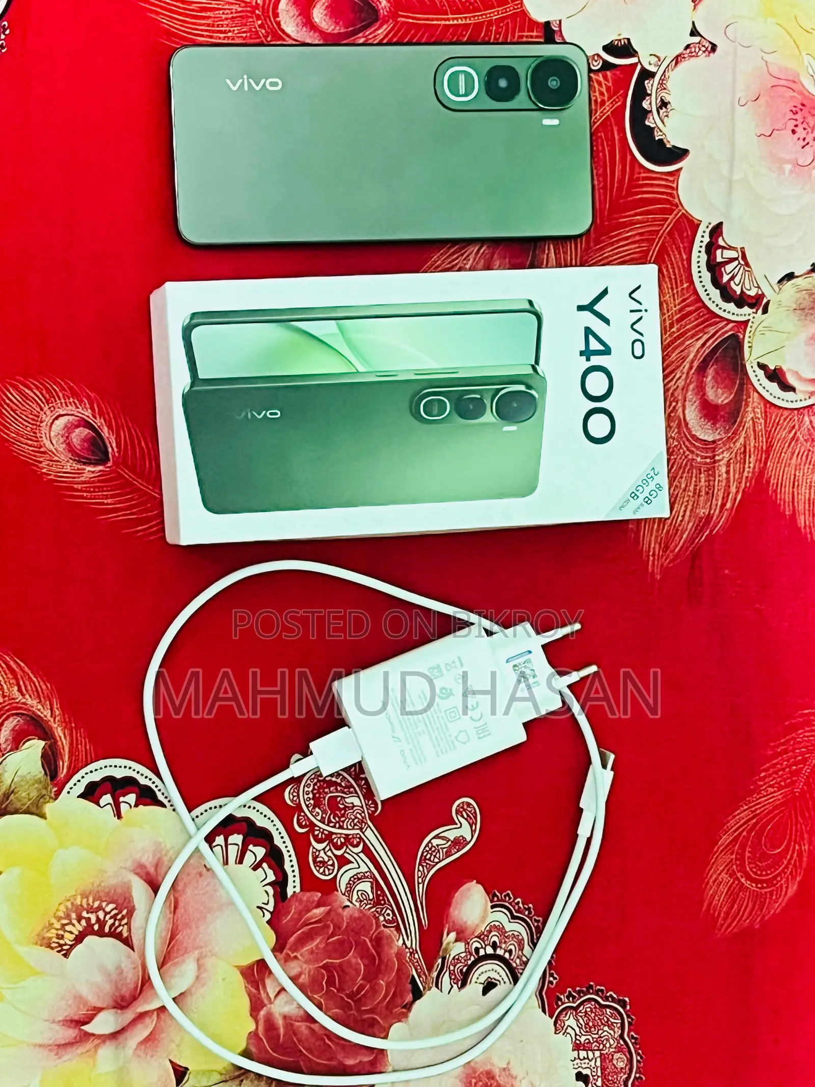 New Vivo Y400 256 GB Green