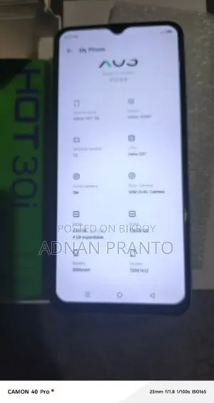 Infinix Hot 30i 128 GB Blue