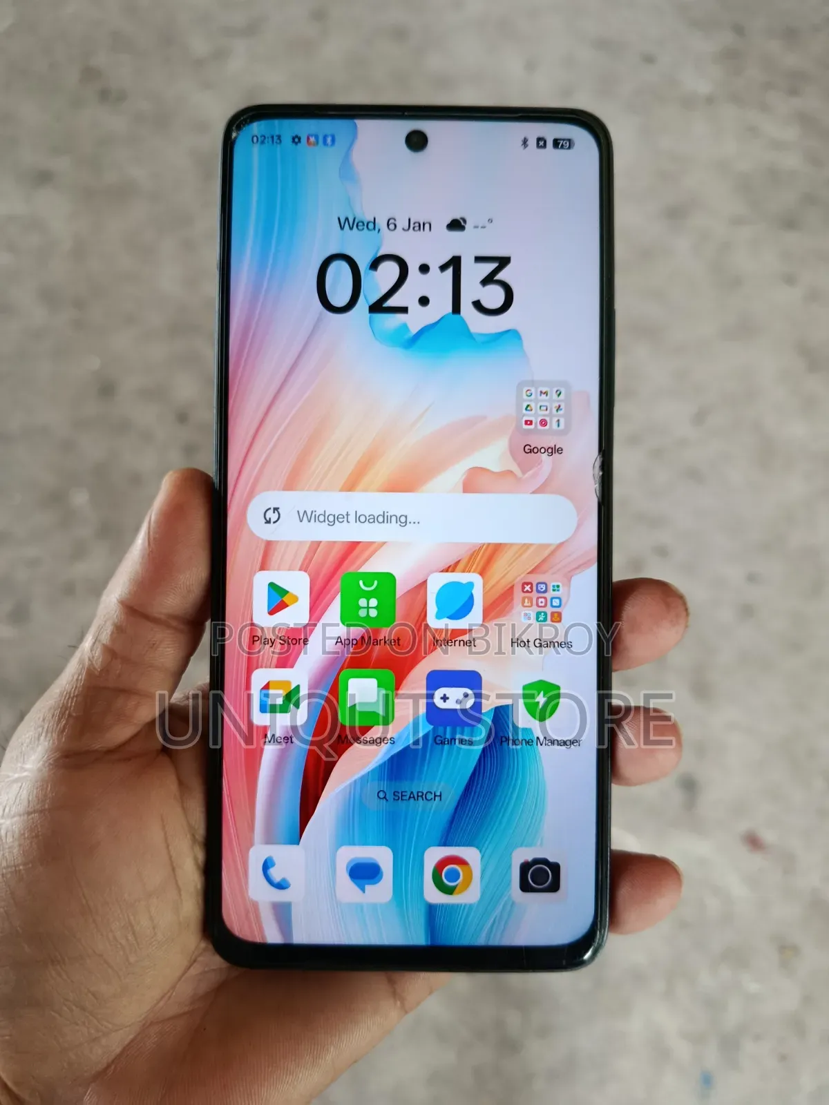Oppo A58 ১২৮ জিবি ব্ল্যাক