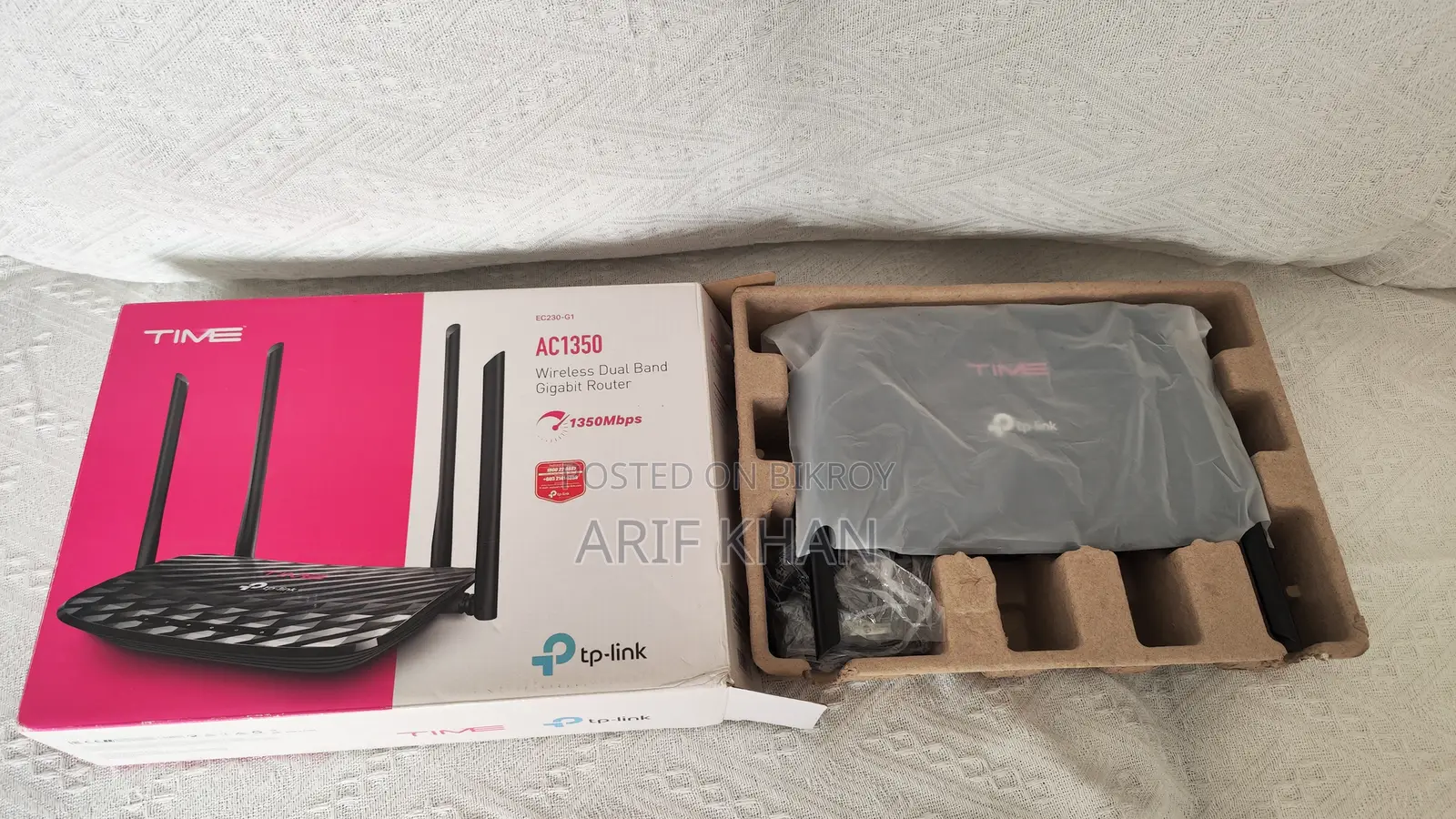 Tp-Link Ac1350 Wireless Dual Band Gigabit Router Ec230-G1