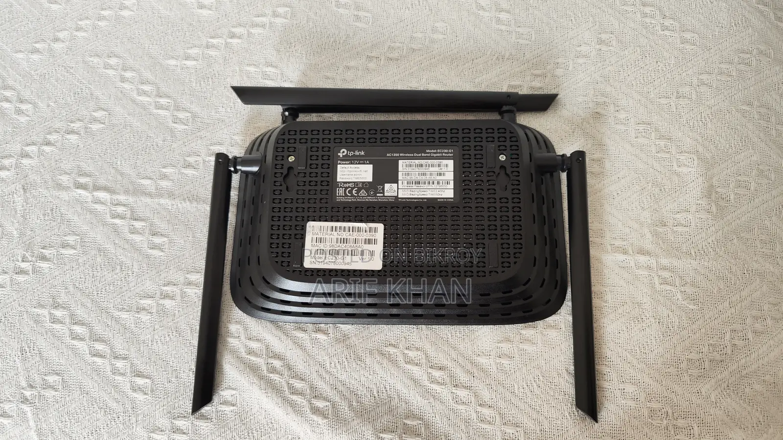 Tp-Link Ac1350 Wireless Dual Band Gigabit Router Ec230-G1