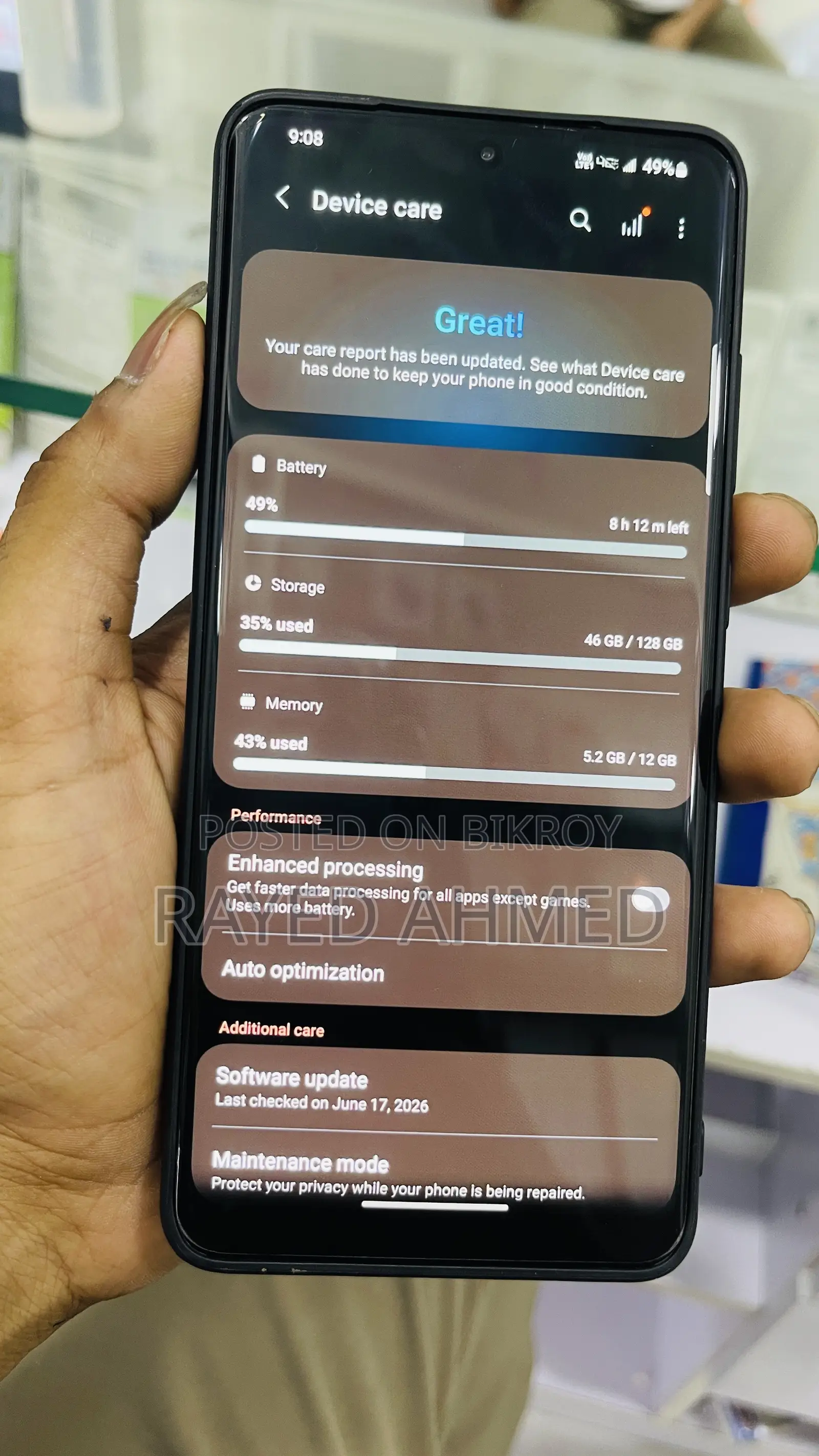 Samsung Galaxy S20 Ultra 5G 128 GB Black