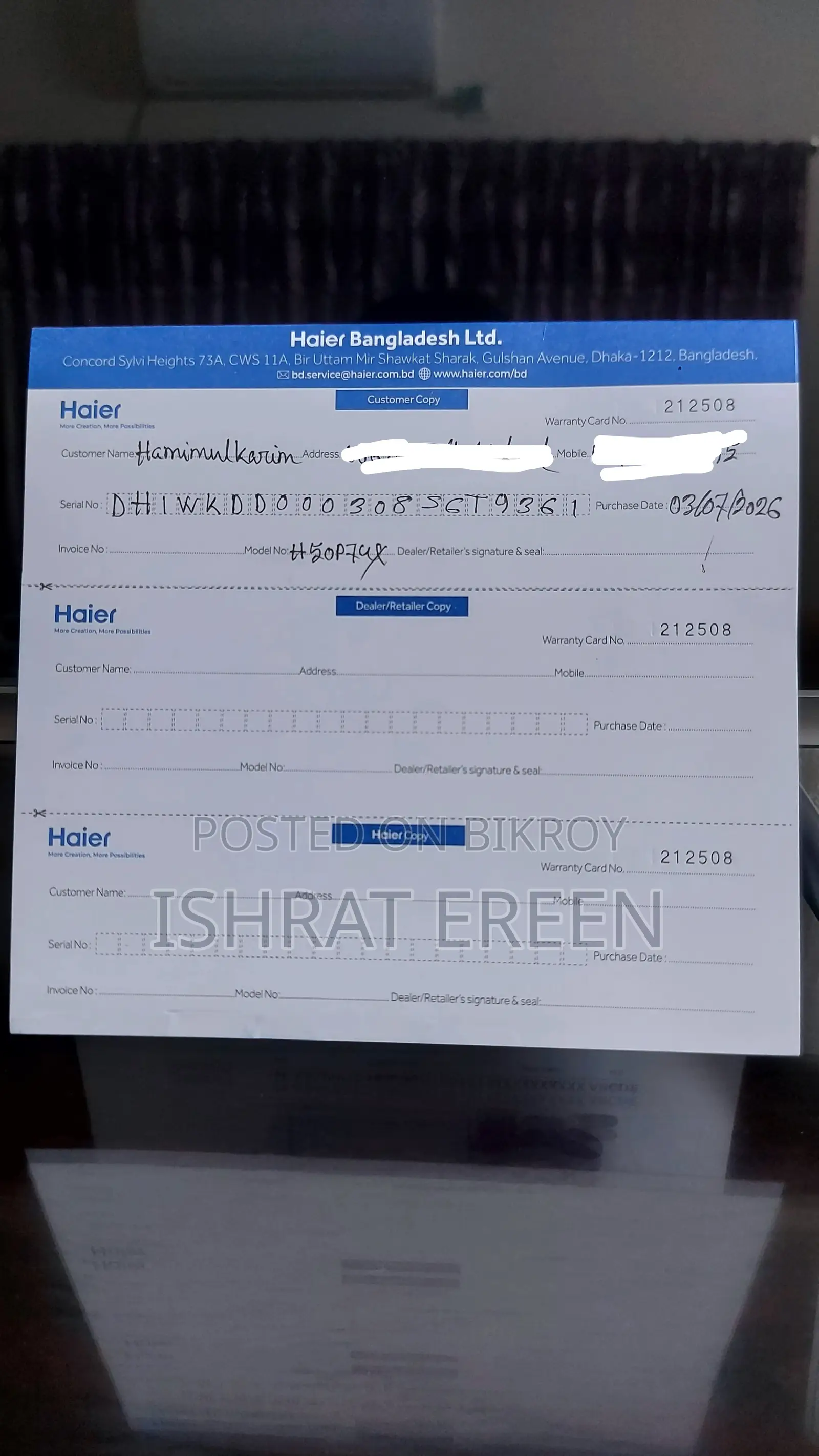 Haier Ps7 Series TV