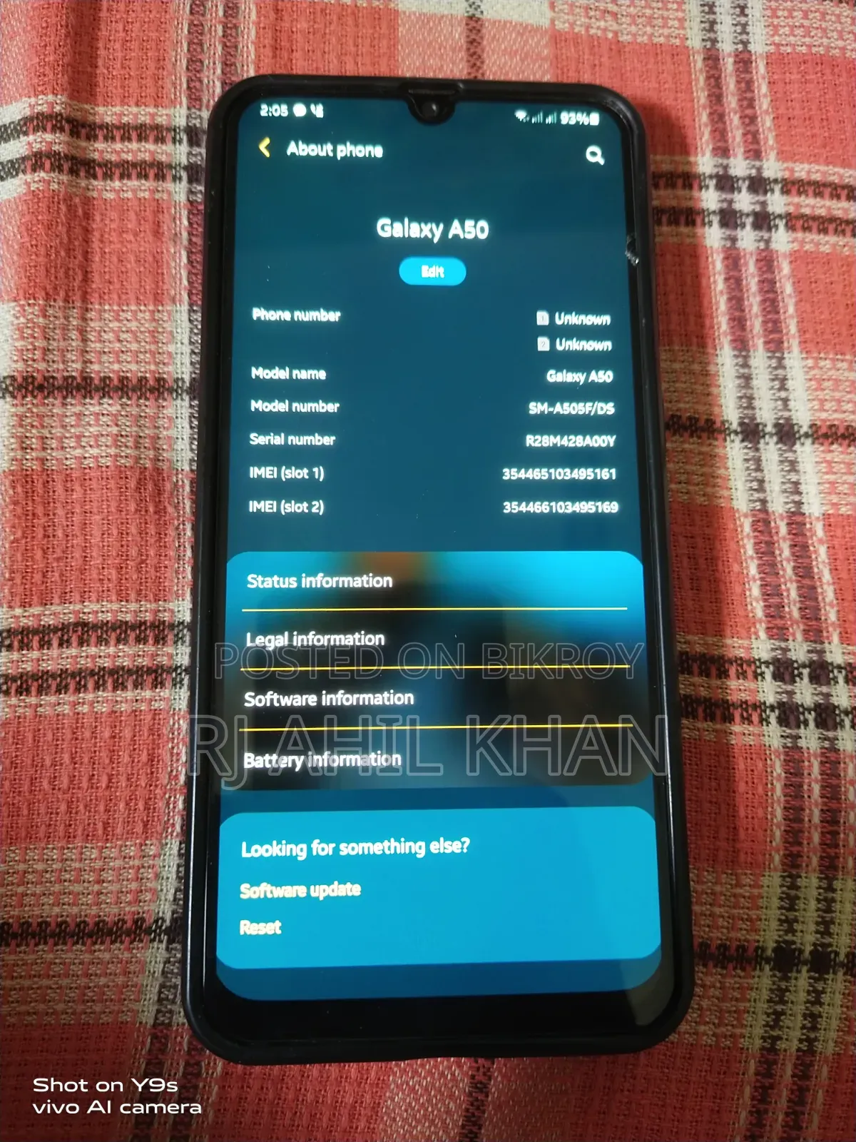 Samsung Galaxy A50 64 GB White