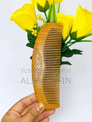 Restore hair beauty with natural care using a sandalwood comb