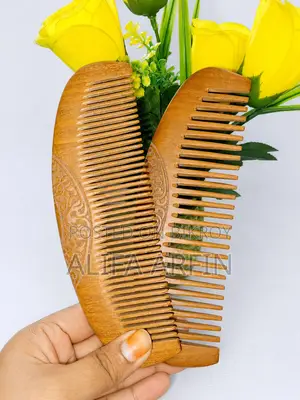 Restore hair beauty with natural care using a sandalwood comb