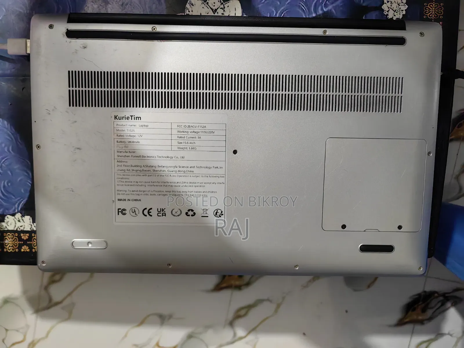 Laptop 32GB Intel SSD 512GB