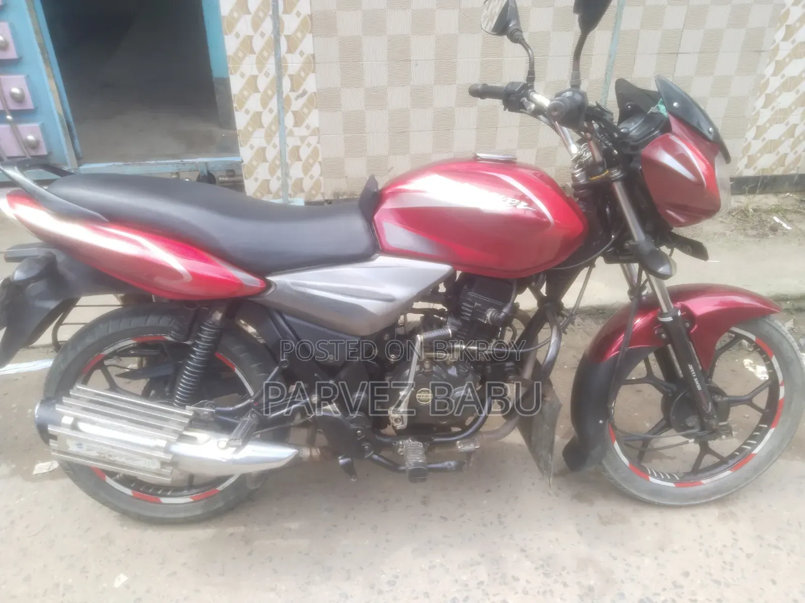 Bajaj Discover 110 2018 Red