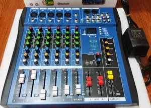 6-Channel Professional USB Mixer (Bluetooth, USB Display)