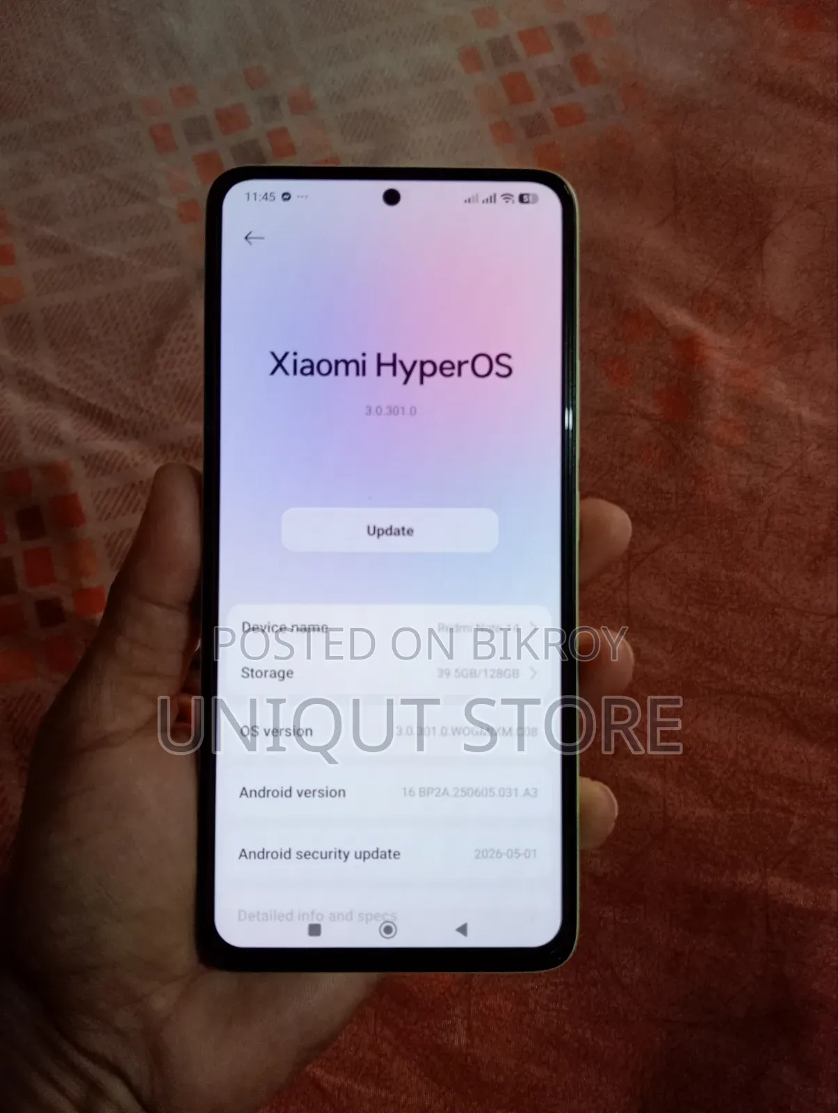 Xiaomi Redmi Note 14 4G 128 GB Gray