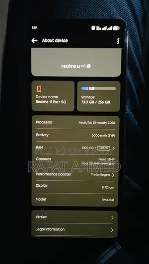 Realme 11 Pro+ 256 GB Rose Gold