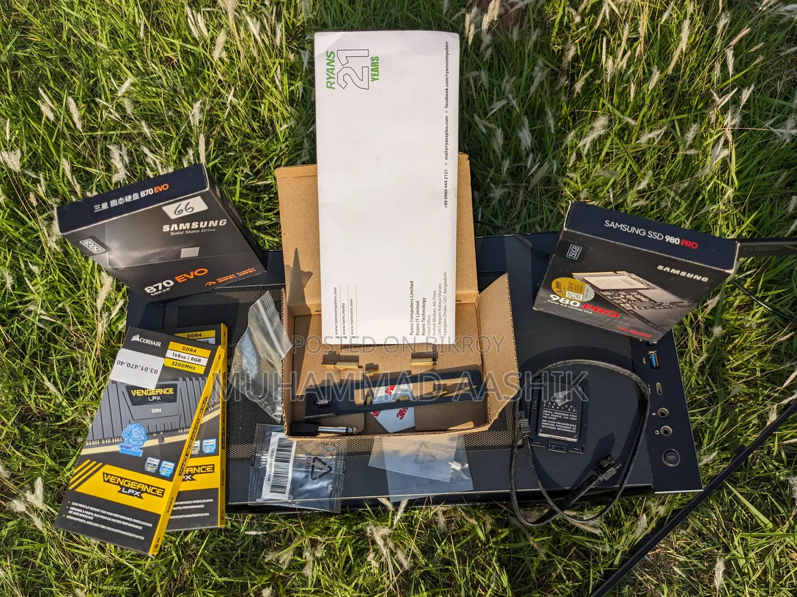 Intel I7-11700 PC | Aorus B560M | 16GB RAM | 3x NVMe SSD | 1200VA UPS