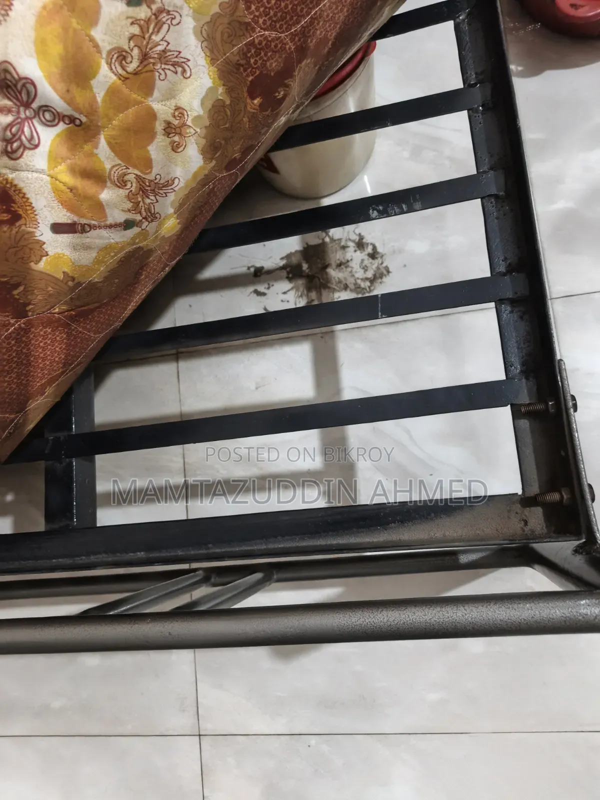 Queen Size Steel Bed