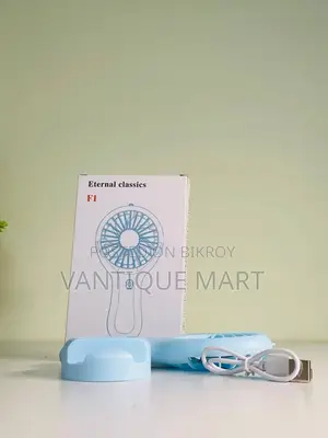 Mini Handy Fan Rechargeable With Stand S13-S1195