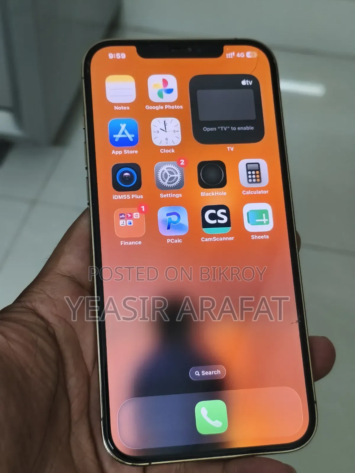 অ্যাপল আইফোন ১২ প্রো ম্যাক্স ১২৮ জিবি গোল্ড