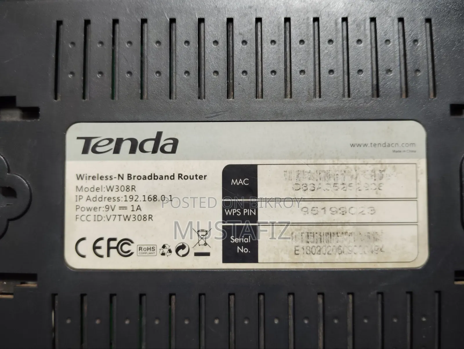 Tenda W308r