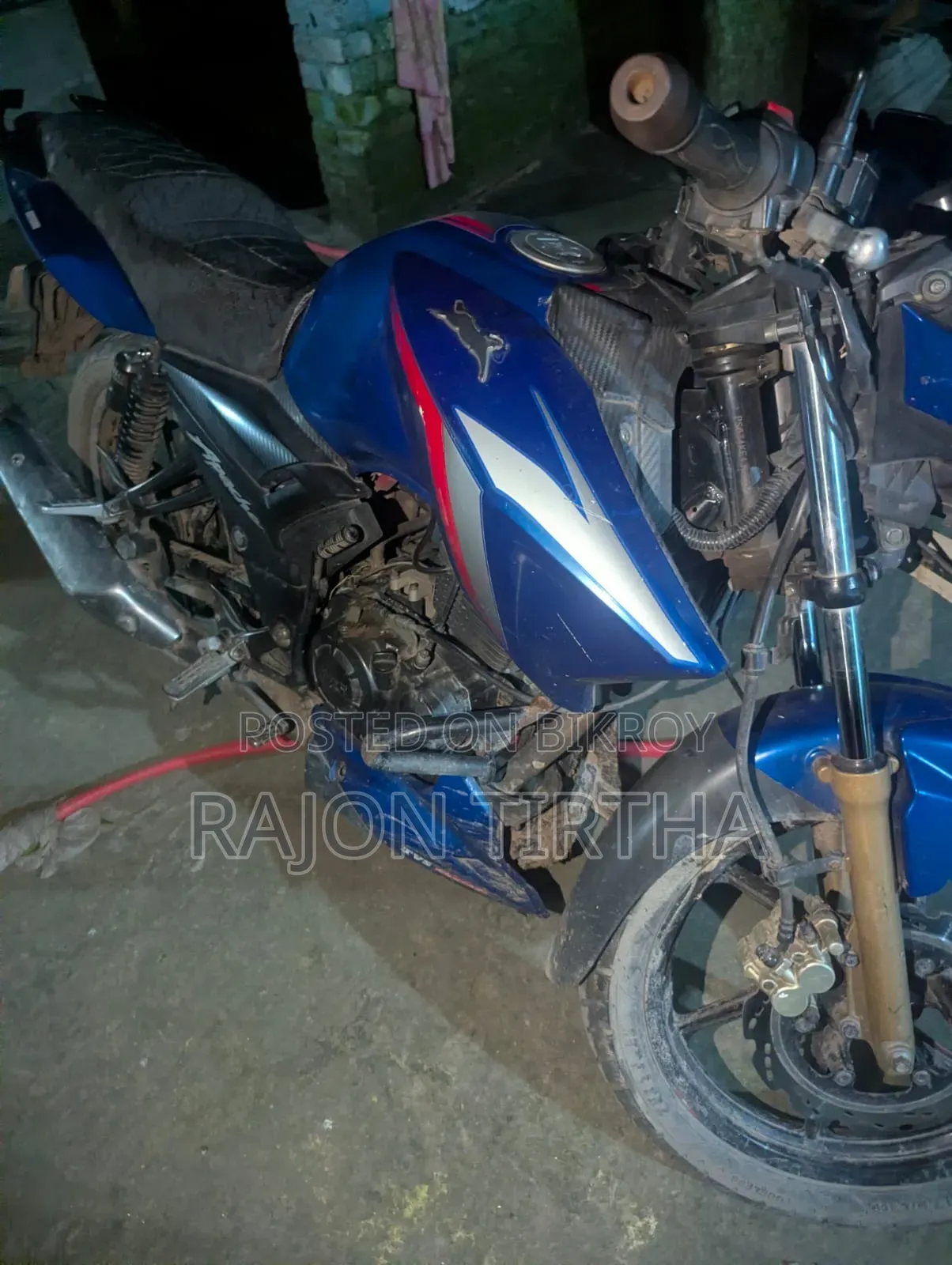 TVS Apache RTR 160 2V ABS 2021 Blue