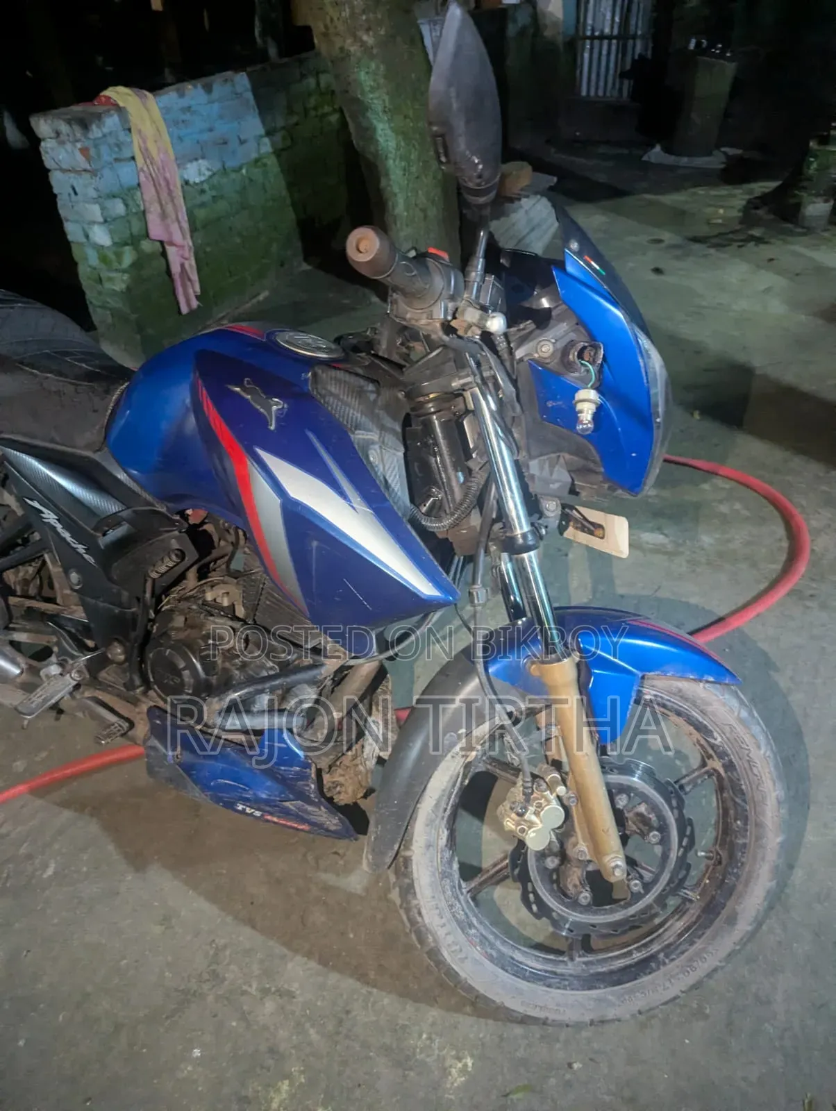 TVS Apache RTR 160 2V ABS 2021 Blue
