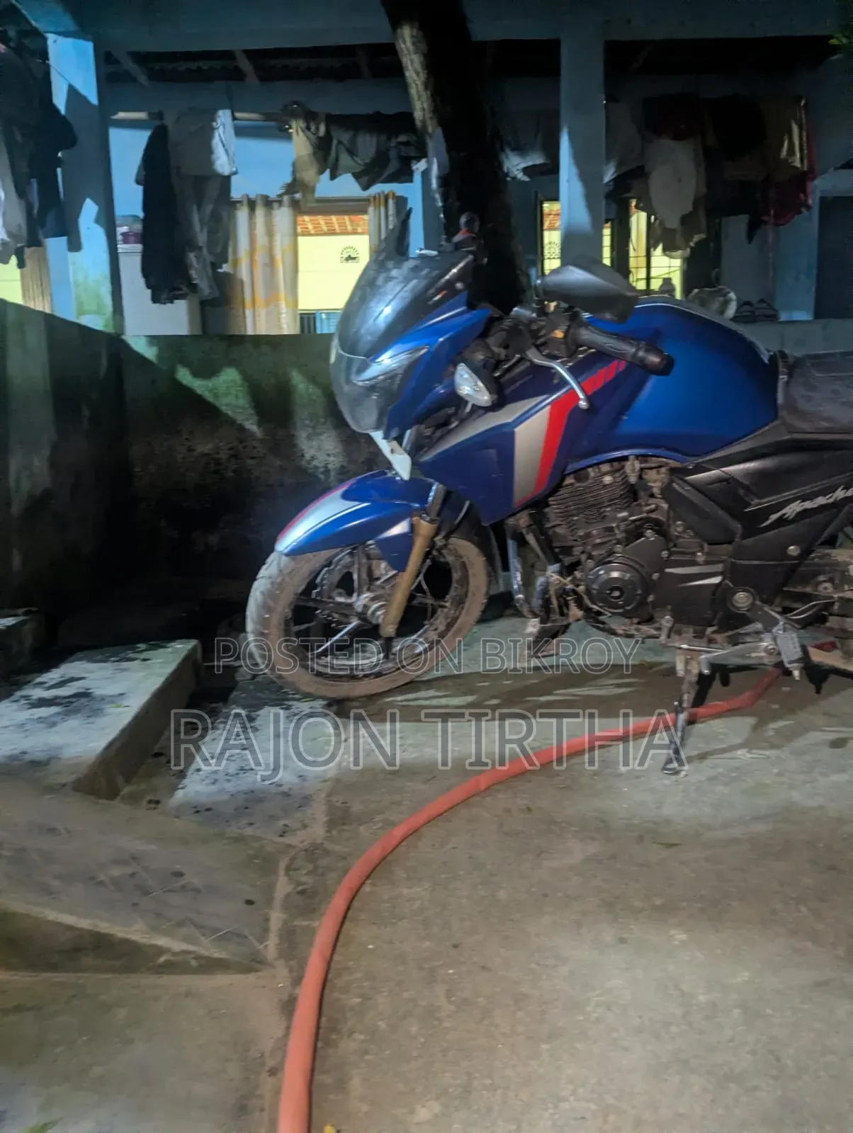 TVS Apache RTR 160 2V ABS 2021 Blue