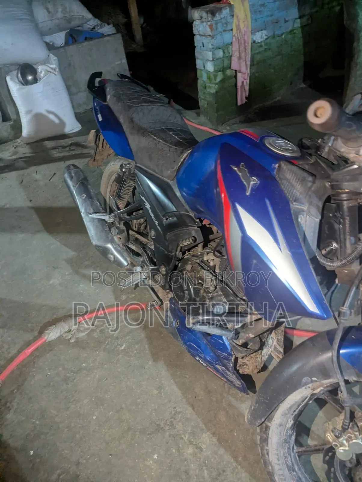 TVS Apache RTR 160 2V ABS 2021 Blue