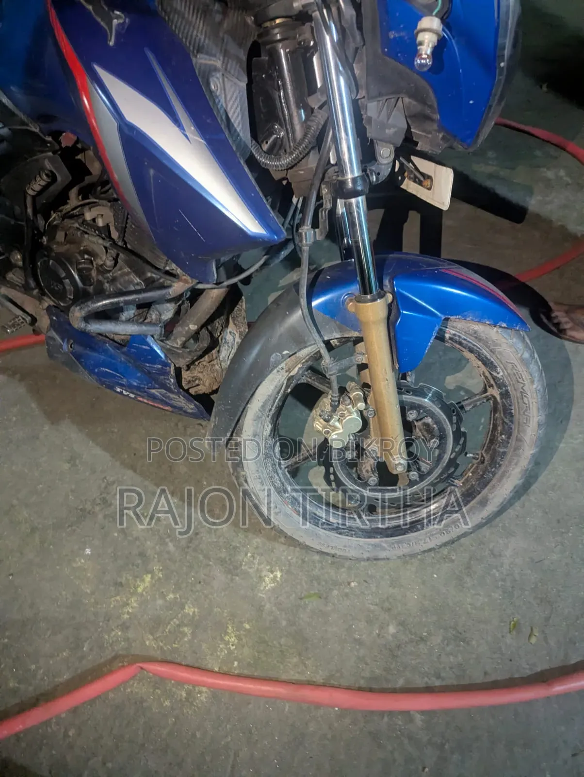 TVS Apache RTR 160 2V ABS 2021 Blue