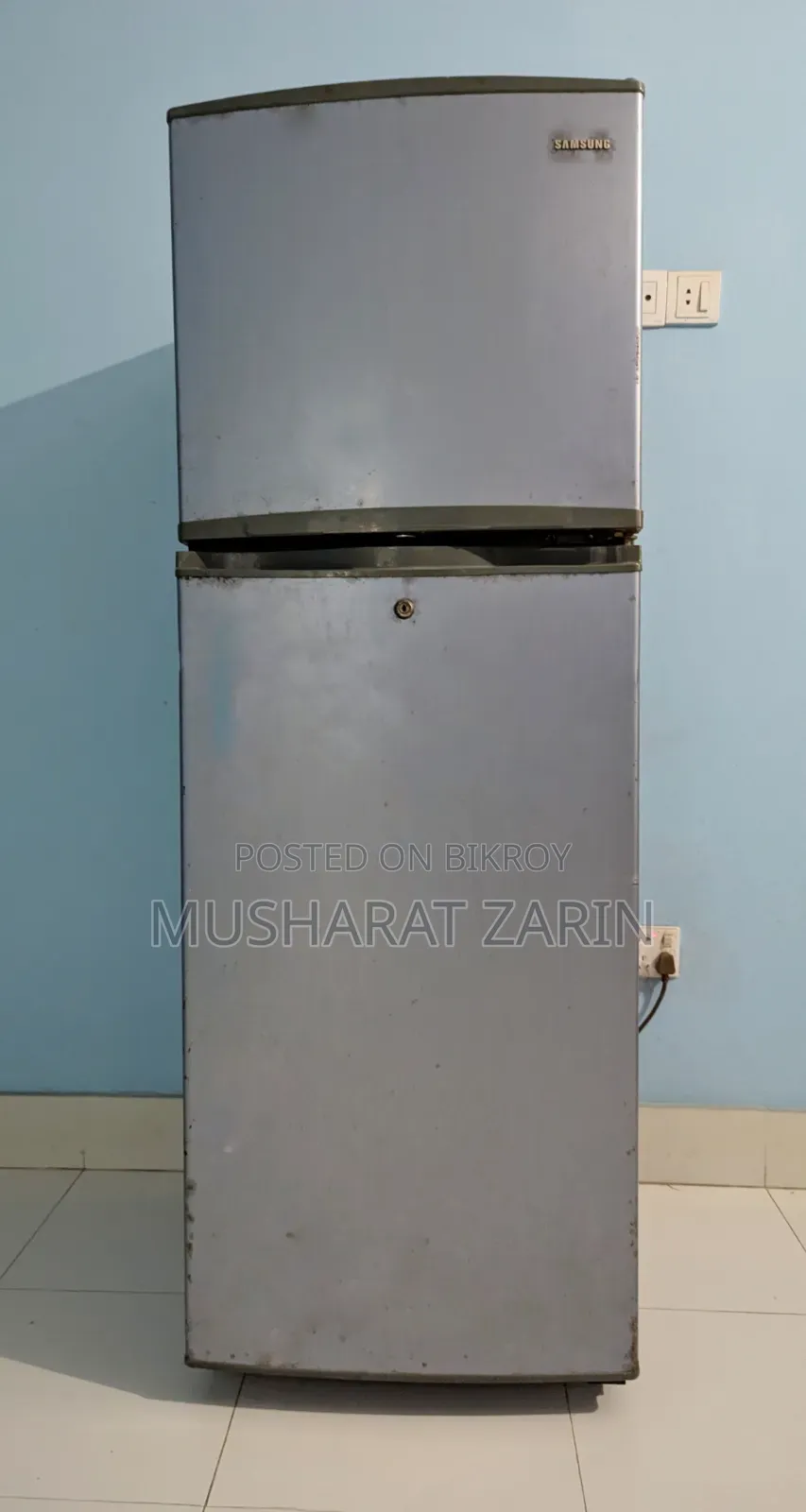 Samsung Large Size Double Door Fridge (Used but in good condition)