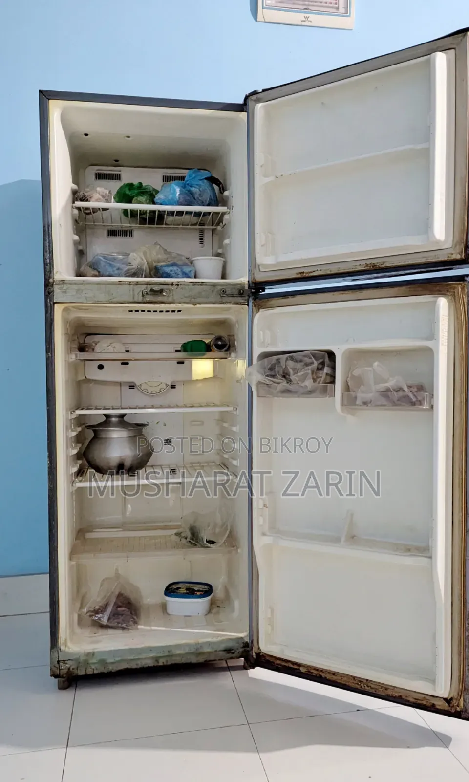 Samsung Large Size Double Door Fridge (Used but in good condition)