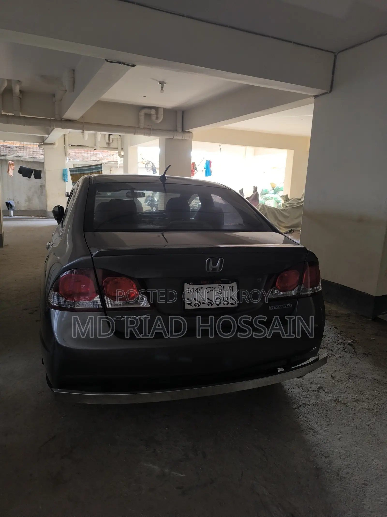 Honda Civic Hybrid 2010 Silver