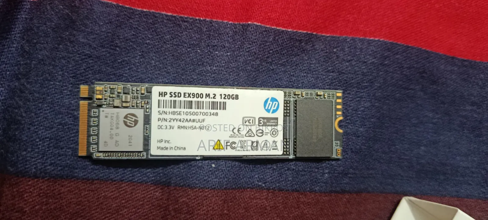 Hp SSD Ex900 M.2 120 Gb SSD