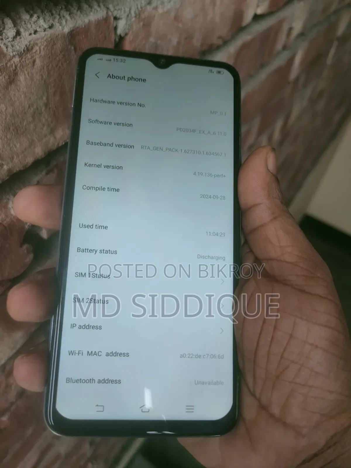 Vivo Y20 64 GB White
